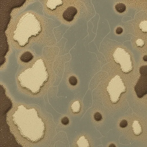 dry packed earth - simplified stylized game art with clear material shapes