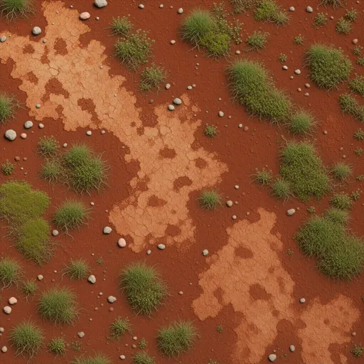 tropical red soil - realistic game material color texture