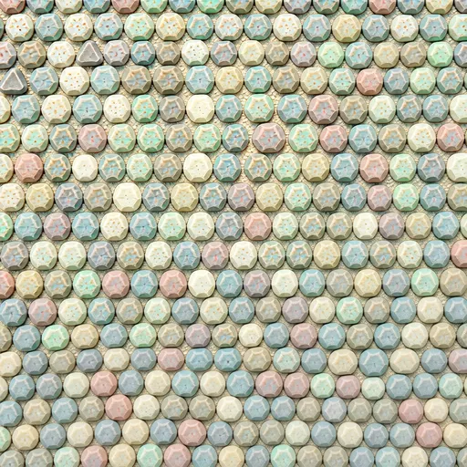 small sun-bleached pebbles - realistic game material color texture