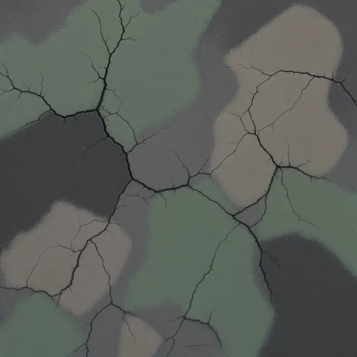 dusty asphalt - hand-painted game texture with readable brush shapes