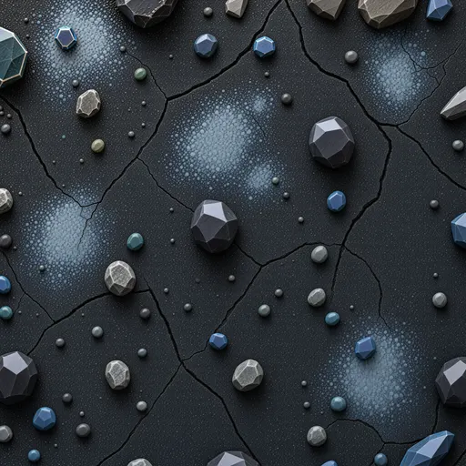damp dark stone - realistic game material color texture