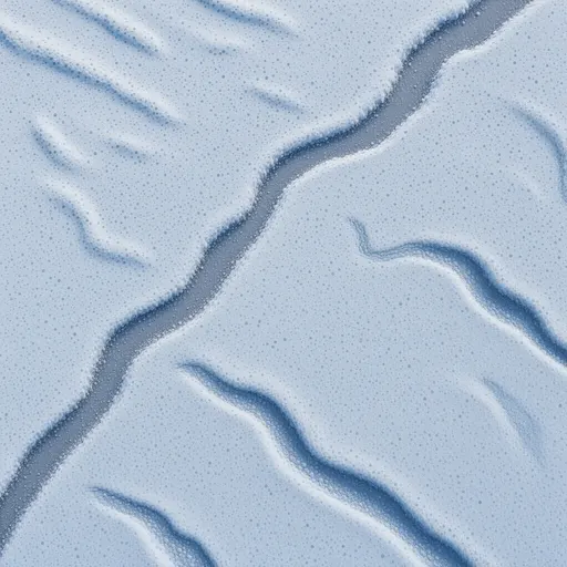 powdery snow - realistic game material color texture