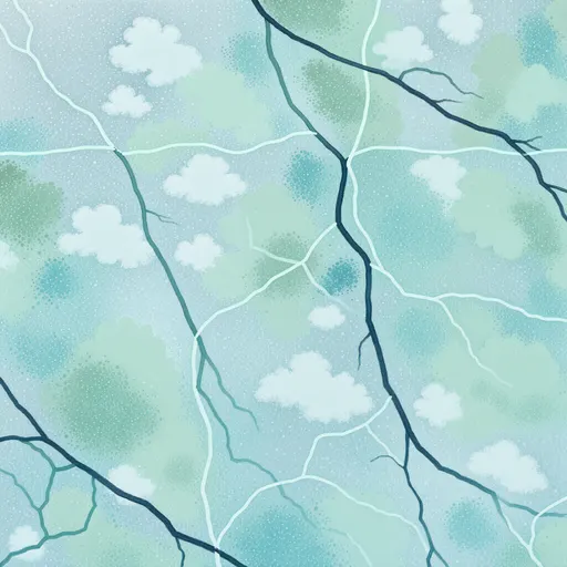 frosted blue ice - hand-painted game texture with readable brush shapes