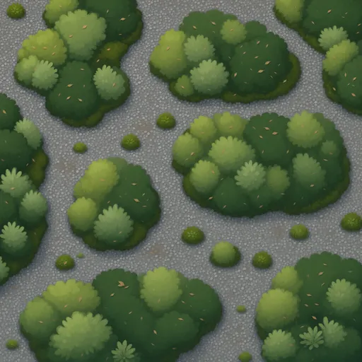 fine grey gravel - hand-painted game texture with readable brush shapes