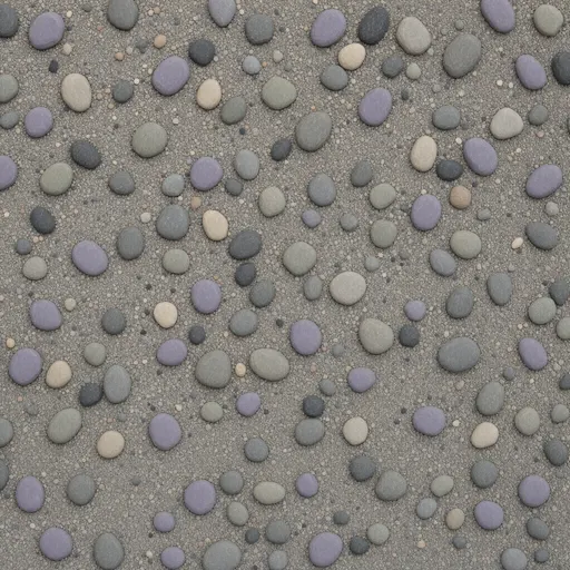 fine cave gravel - simplified stylized game art with clear material shapes