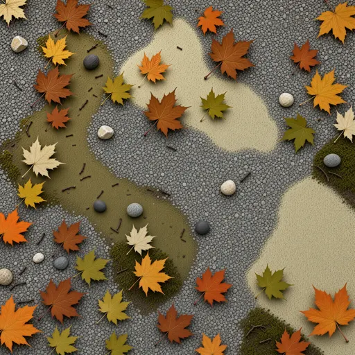 fine warm grey gravel - realistic game material color texture