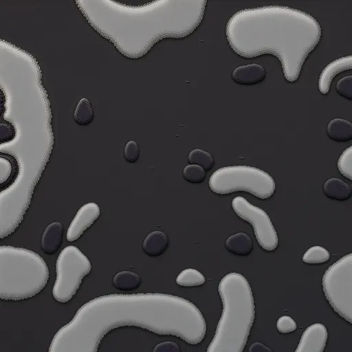 cooled volcanic ash - hand-painted game texture with readable brush shapes