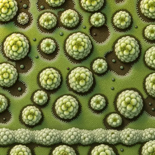 low marsh moss - realistic game material color texture