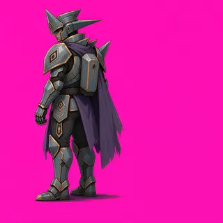 original adult armored enemy, facing west