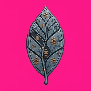 leaf, rare accent design
