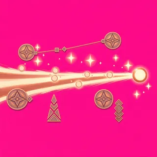 projectile trail