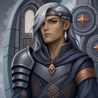 original adult healer, determined expression
