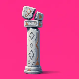 clean broken pillar