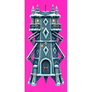 frosted watchtower