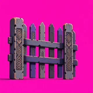 damaged short fence