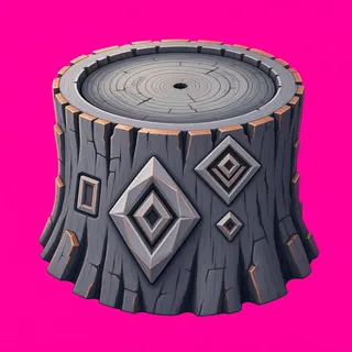 clean tree stump