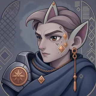 original adult merchant, calm expression