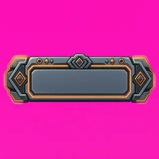 empty status bar frame, hover-highlighted state