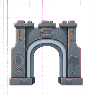 support arch, intact