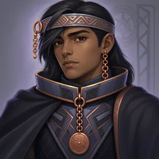 original adult explorer, calm expression