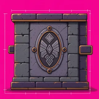 wall end cap, weathered