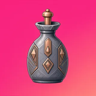 water flask, ornate design