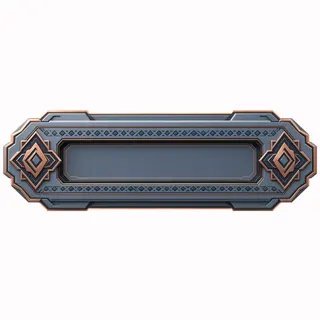 empty status bar frame, selected state