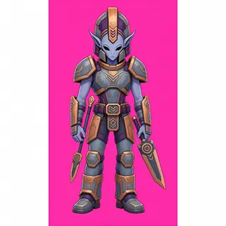 original adult armored enemy, facing north
