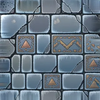 frosted worn cobbles