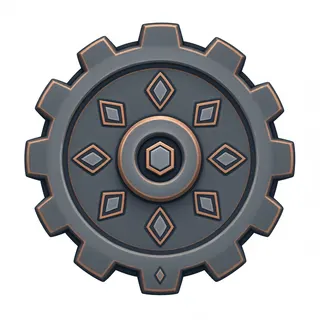 gear, plain design