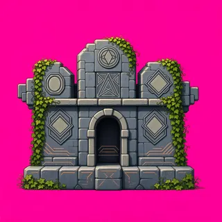 cliff corner, overgrown
