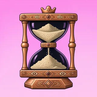 hourglass, rare accent design