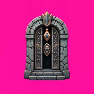 door, ornate design