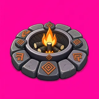 clean campfire ring