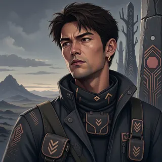 original adult explorer, determined expression