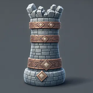 frosted broken pillar