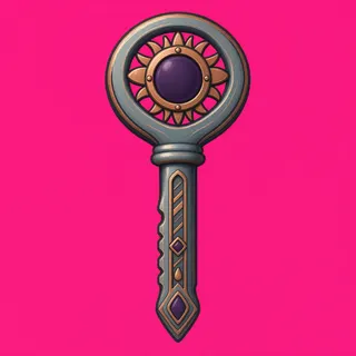 key, rare accent design