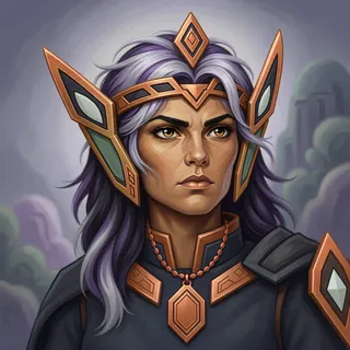 original adult caretaker, determined expression