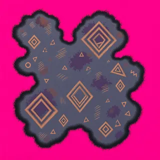 scorch mark, irregular arrangement