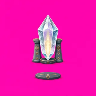 energy crystal, plain design