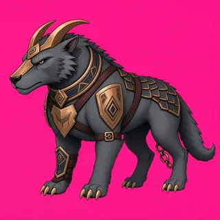 original adult beast enemy, facing west