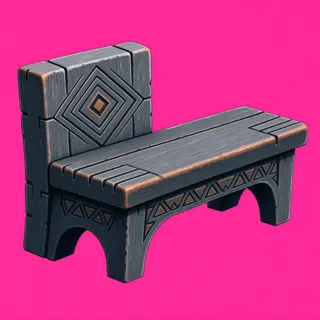 weathered bench