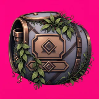 overgrown barrel
