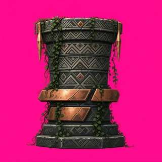 overgrown relic pedestal