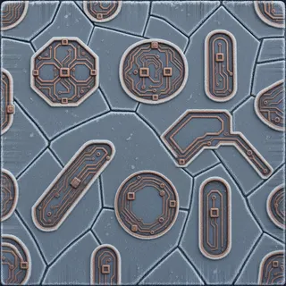 frosted flat paving