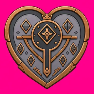 heart, ornate design