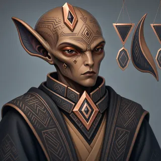 original adult merchant, determined expression
