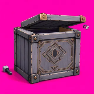 damaged wooden crate
