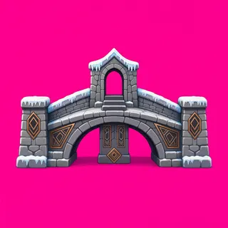 frosted small bridge