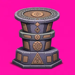 weathered relic pedestal